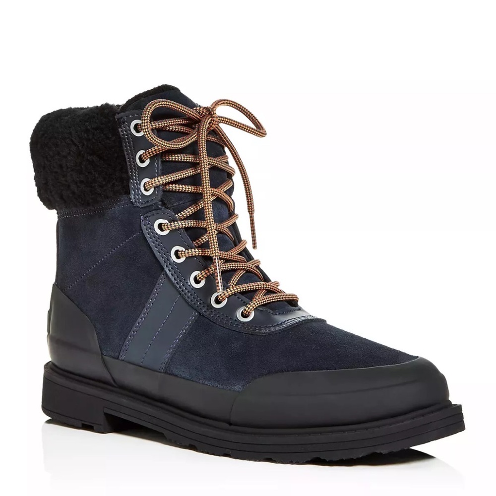 Hunter Commando Insulated Shearling Lined Suede L… - image 1